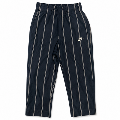 Vintage Nike Baggy Striped Track Pants — Navy / White