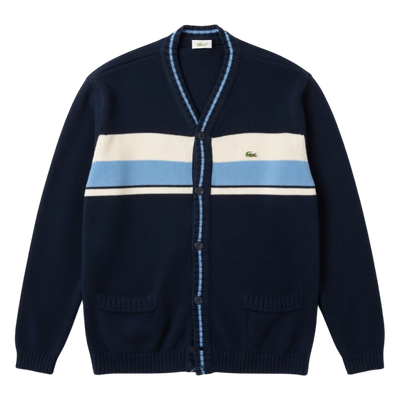 Lacoste Archive Stripe Cardigan (L)